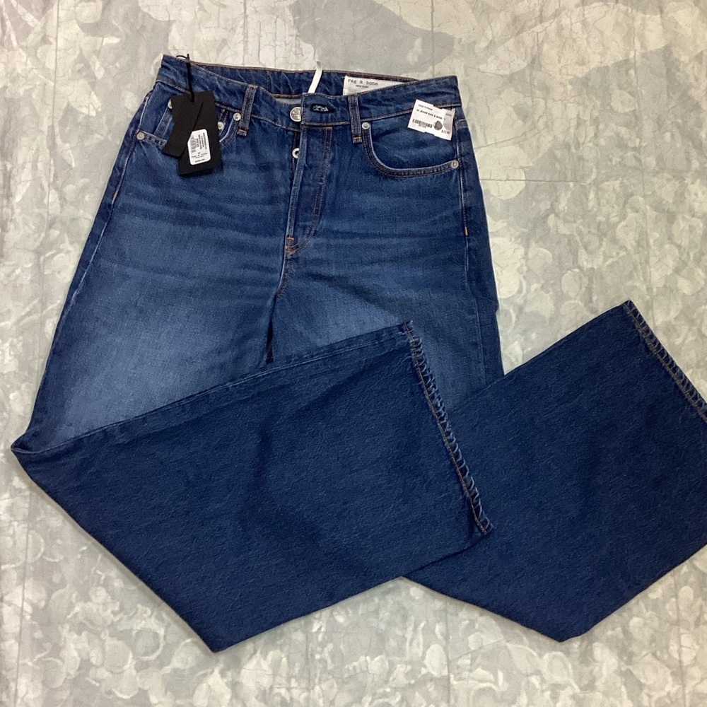 R13 Deep Blue Straight Men's Jeans